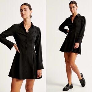 Abercrombie and Fitch Black Shirt Dress